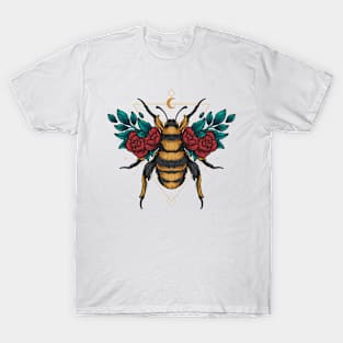 Geomtrical wasp flowers T-Shirt